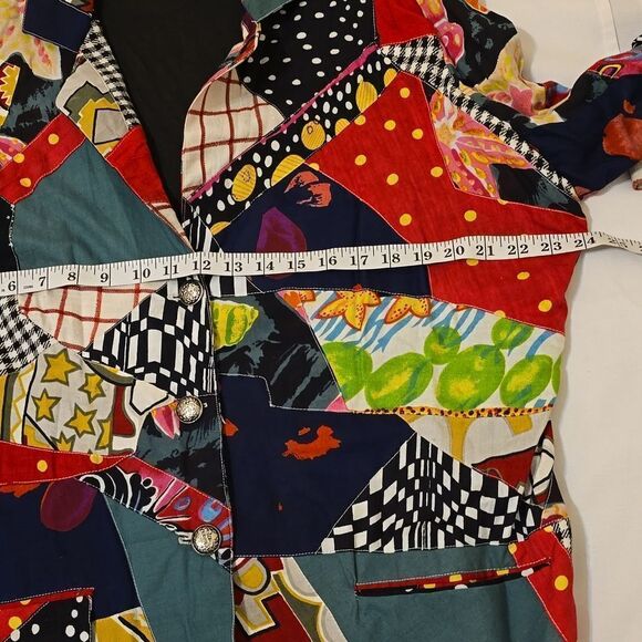 - Other Destinations vintage patchwork blazer s - Picture 6 of 9